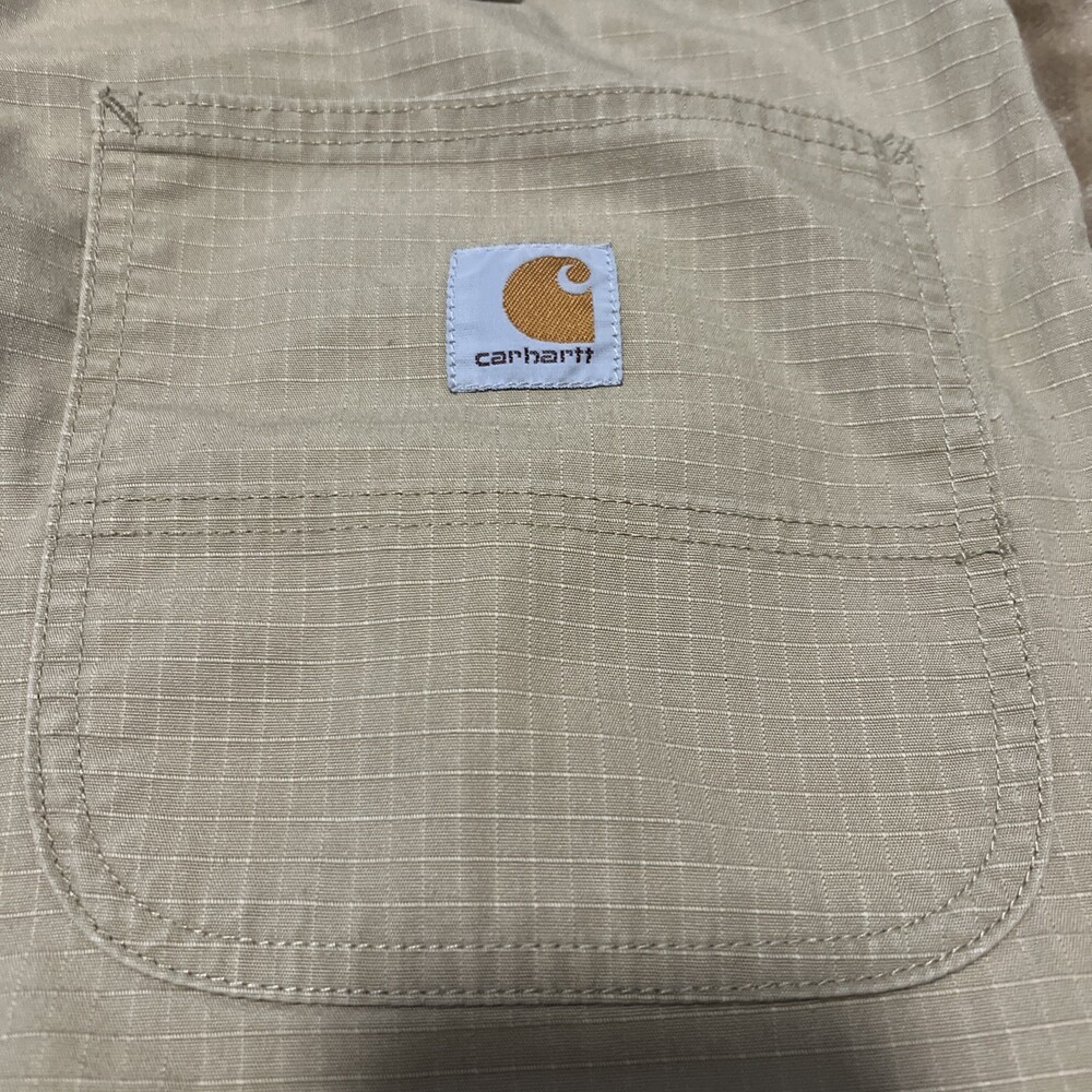Carhartt Men's SZ 38 Force Broxton Cargo Short Khaki Color - Picture 4 of 8